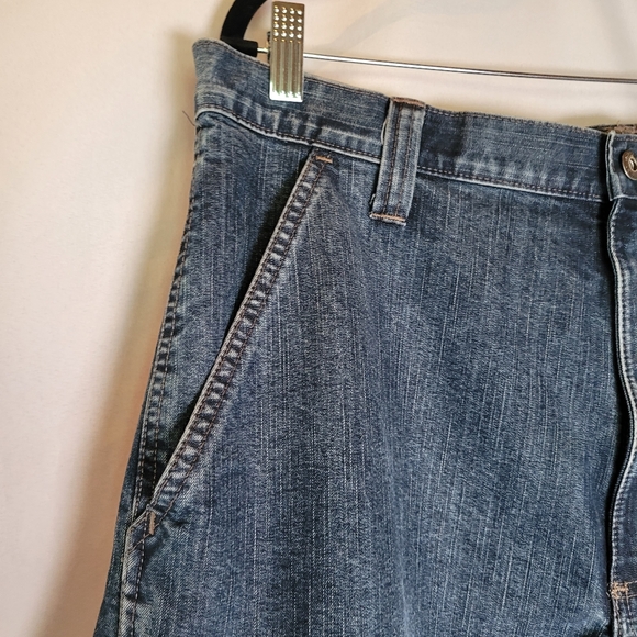 Wrangler Men's Cargo Jeans Relaxed Baggy Comfortable Size 36x30 - Picture 6 of 10